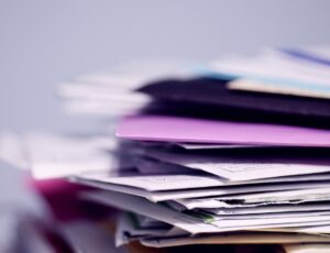 Stack of documents