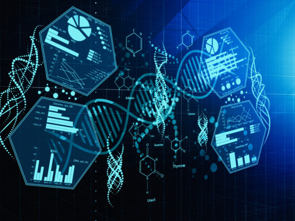 Digital medical hologram backdrop