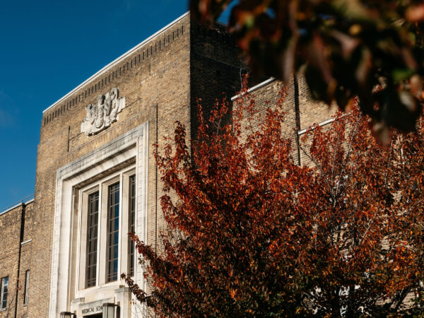 Exterior of the Medical School at the University of Birmingham