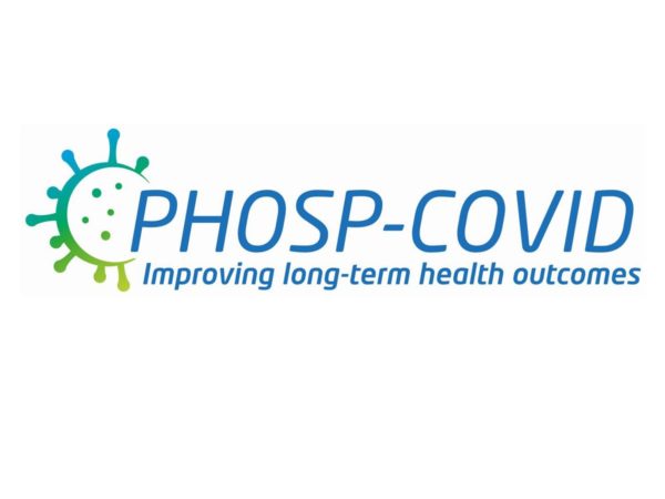 Phosp-COVID logo. Improving long-term health outcomes