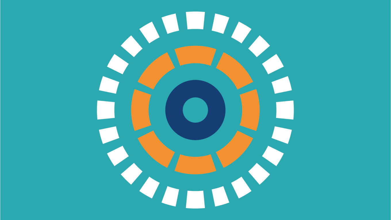 abstract motif with concentric circles