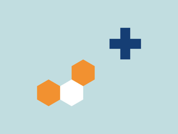 Abstract motif symbolising healthcare