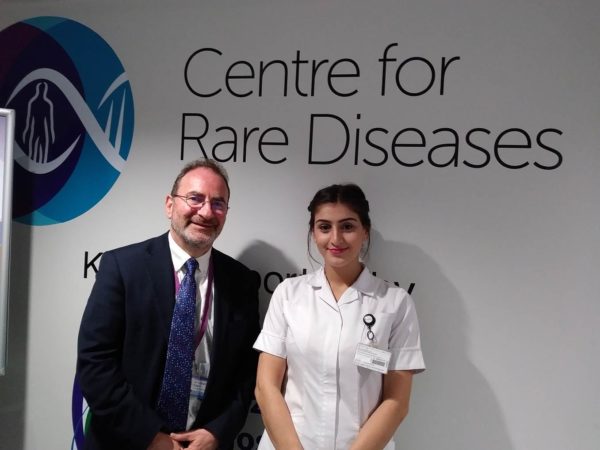 BioResource team in front of Centre for Rare Diseases